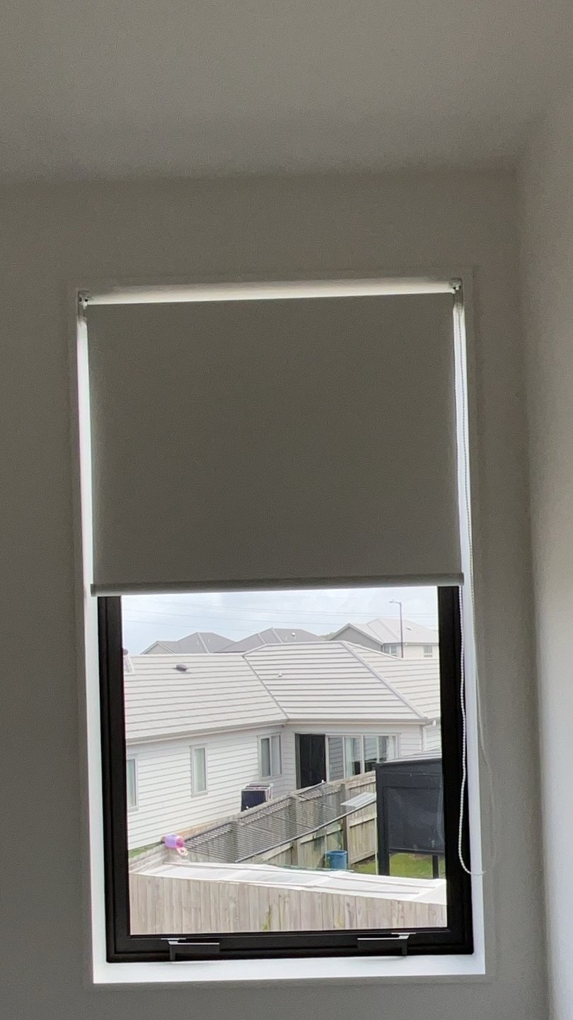 Roller blinds installed in an Auckland home