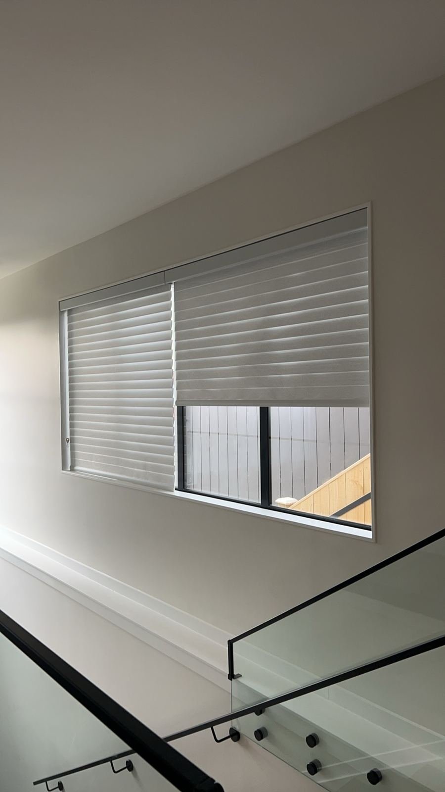 Shangri-La blinds installation