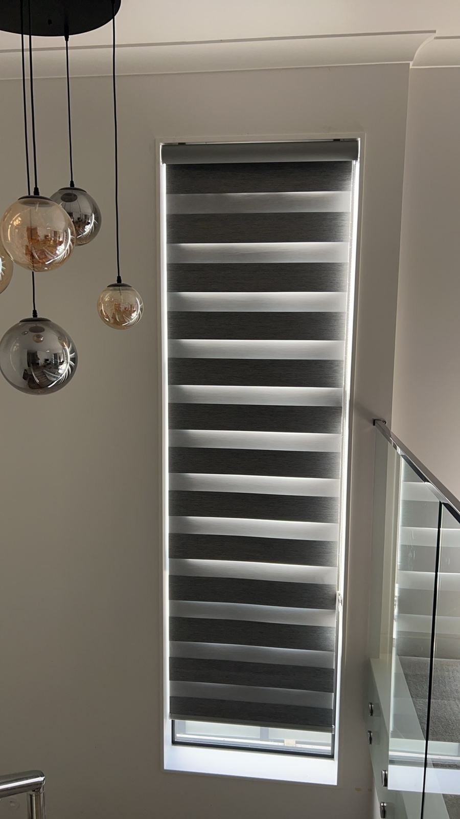 Zebra blinds installation