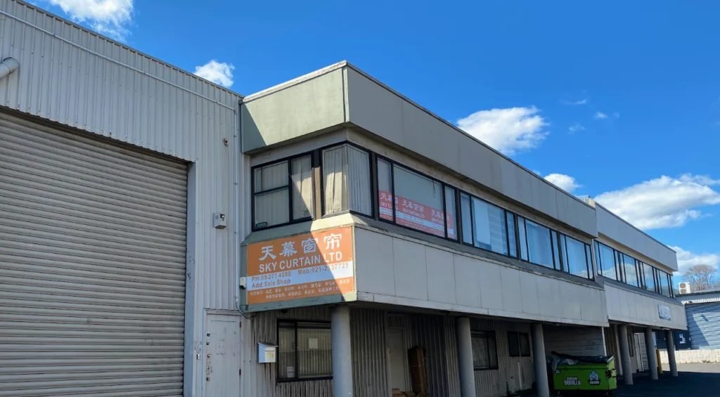 Sky Curtain factory in East Tamaki, Auckland